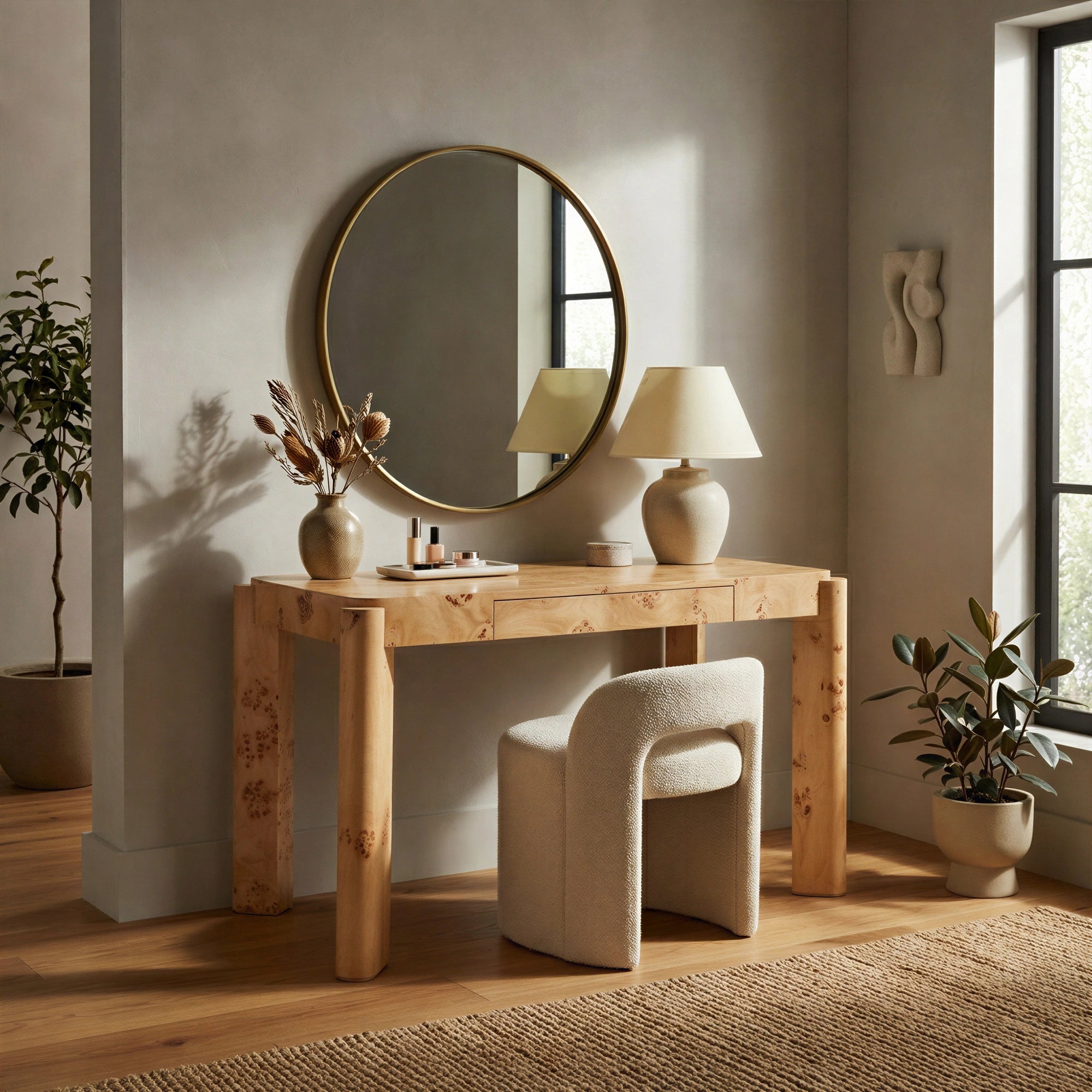 Chorus 47" Desk #finish_maple-burl