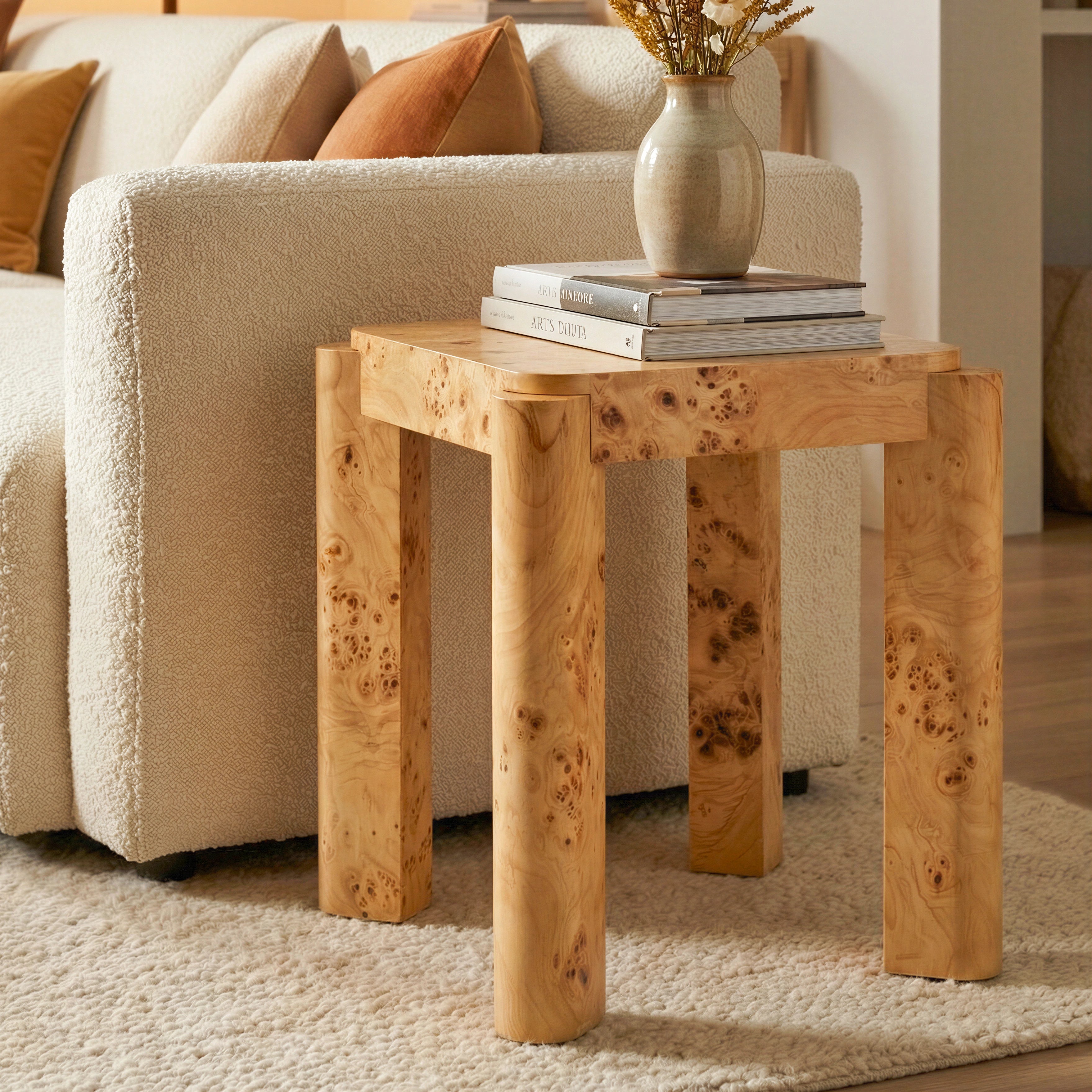 Chorus Side Table #finish_maple-burl