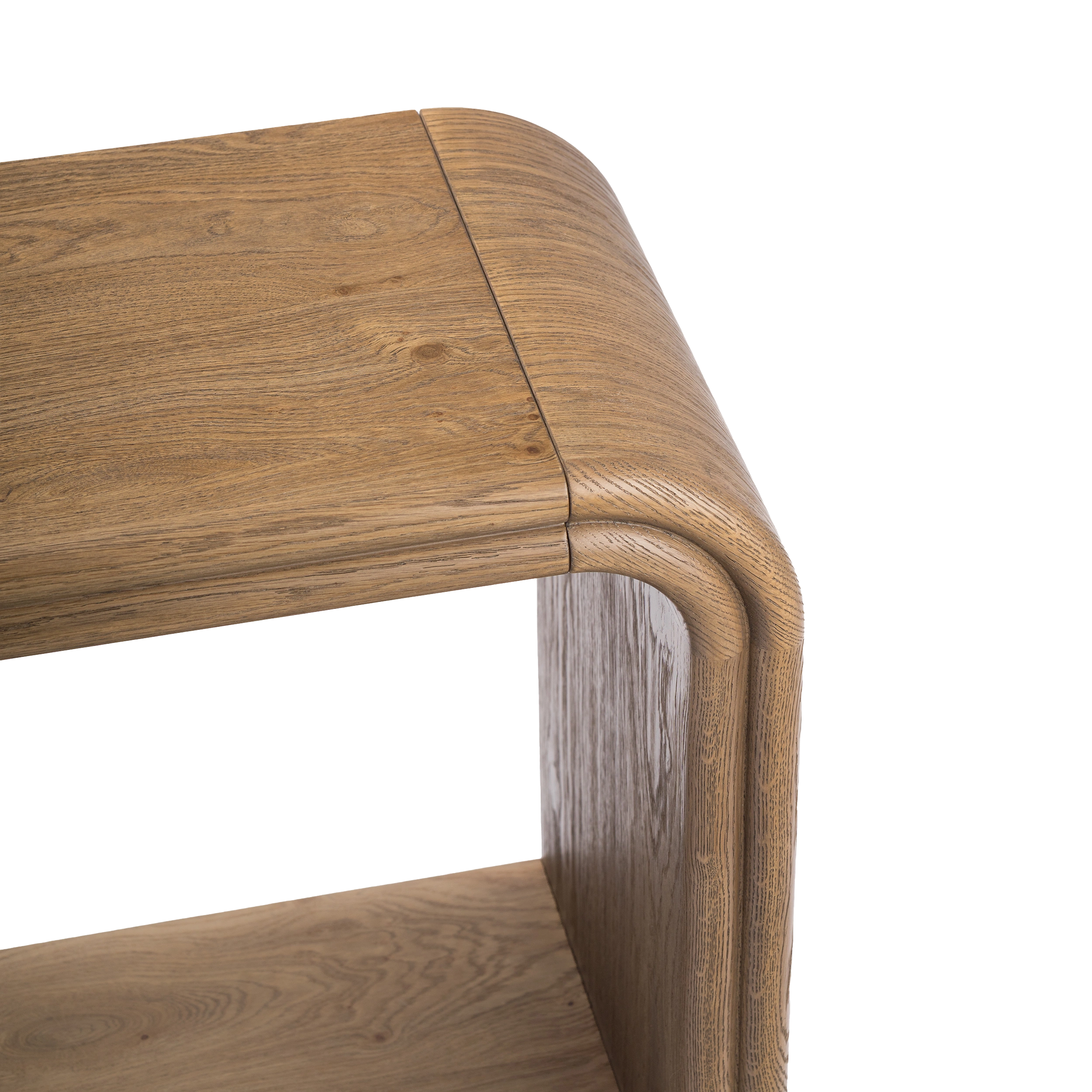 Clara 55" Console Table #finish_weathered-oak