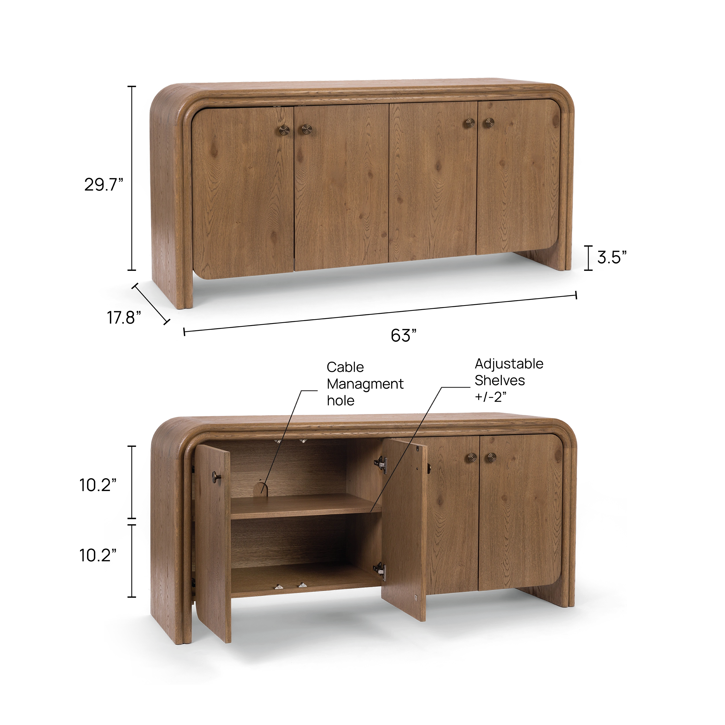 Clara 63" Sideboard 