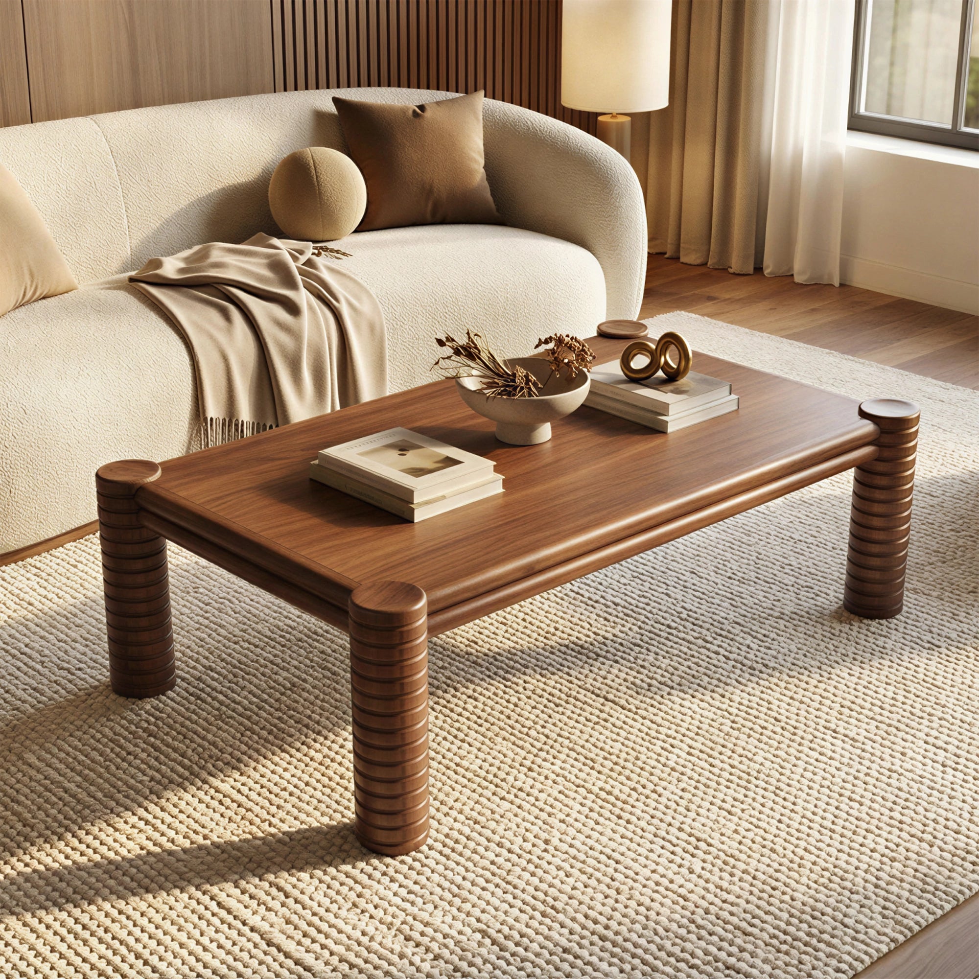 Ellis 50" Coffee Table #finish_dark-stain
