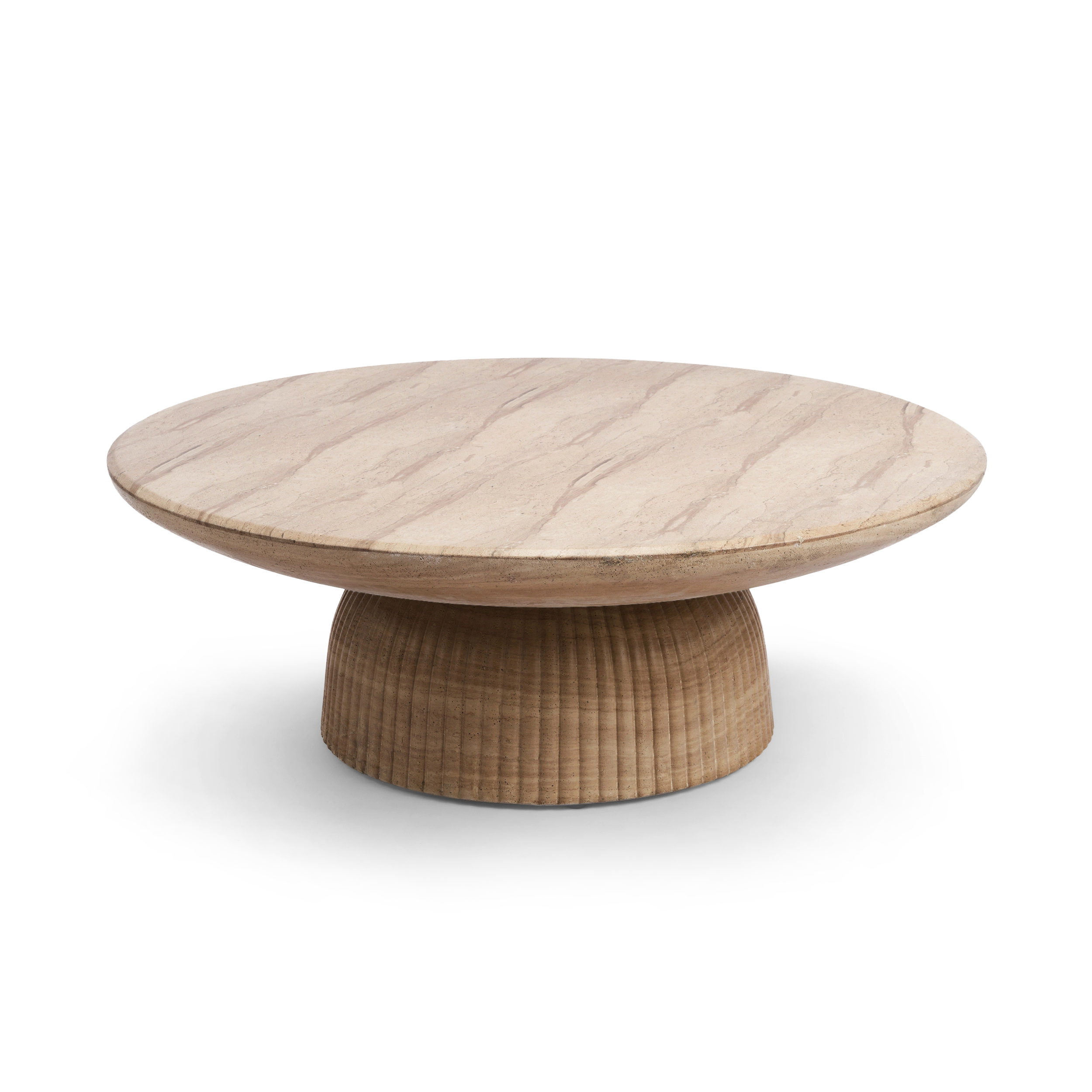Maddox Coffee Table #finish_faux-travertine