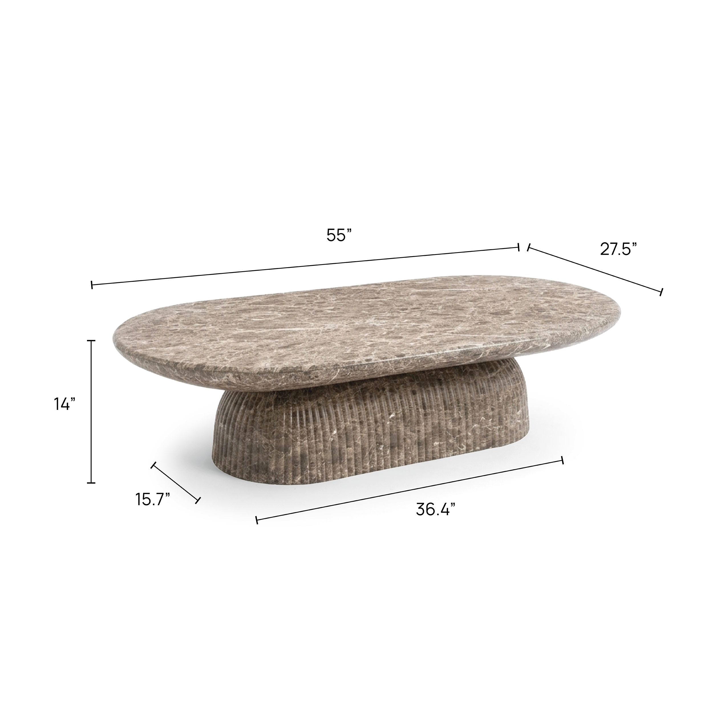 Maddox Pill Coffee Table 