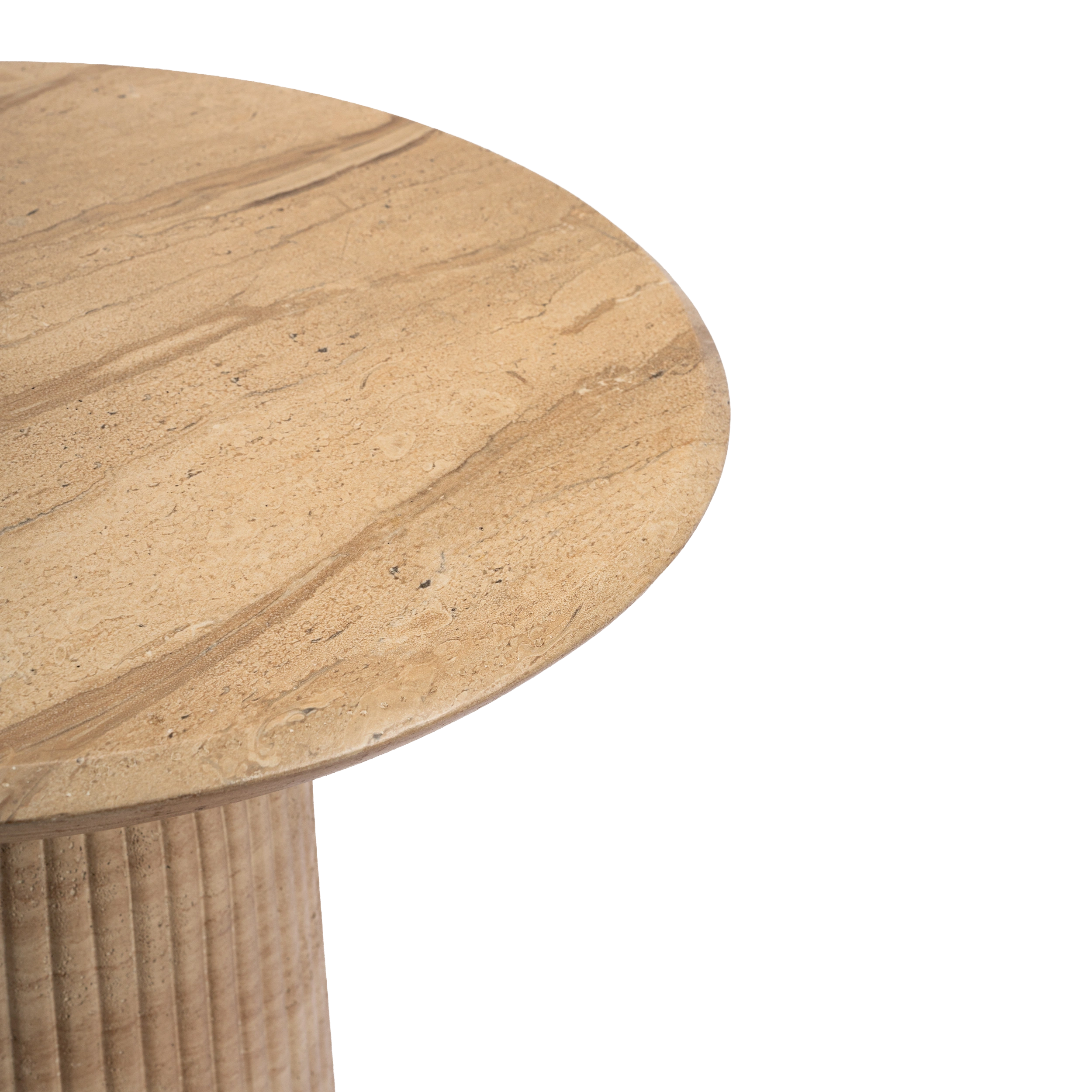 Maddox Side Table #finish_faux-travertine