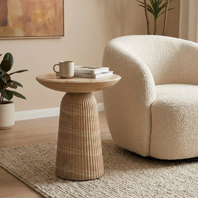Maddox Side Table #finish_faux-travertine #size_large