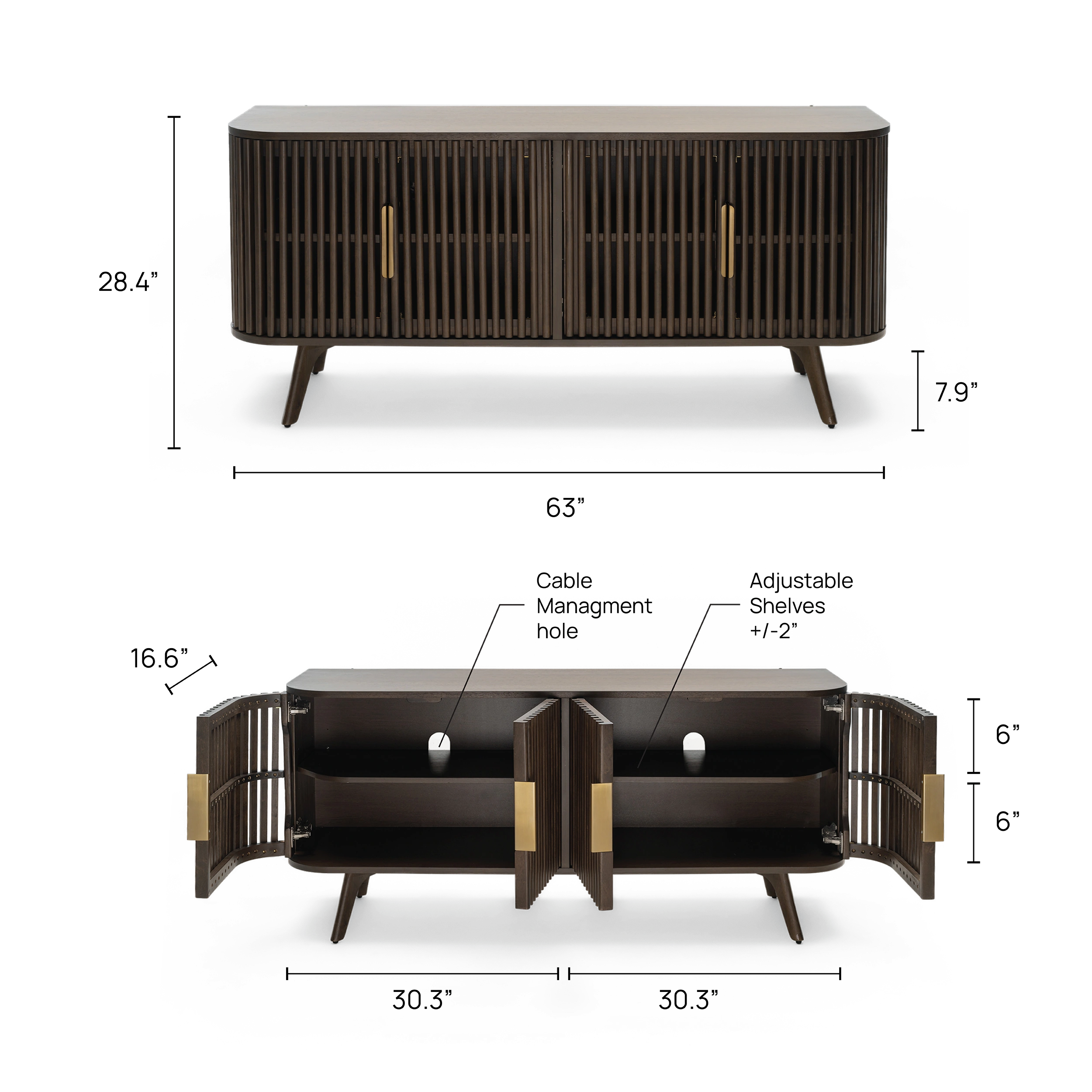 Sierra 63" Sideboard 