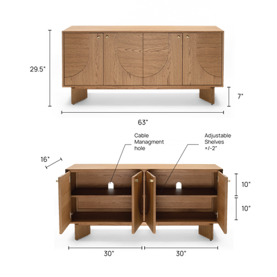 Zahra 63" Sideboard 